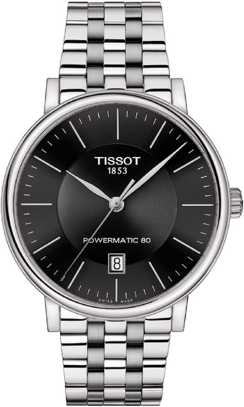 Tissot Analogue Classic Silver Strap Men's Wrist Watch - T122.407.11.051.00 - Image 1