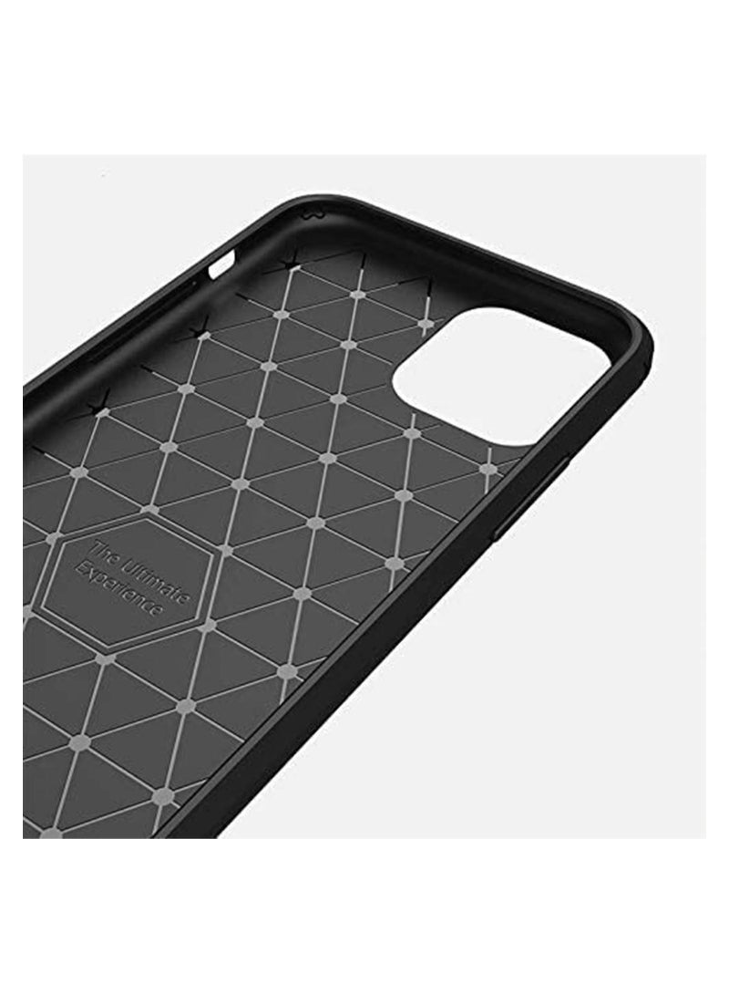 Captaintech Case for Apple iPhone 11 Pro Soft Silicon Brushed with Texture Carbon Fiber Design Protection Cover, Silk Microfiber Cloth, Cool Protective Shockproof Cover 5.8" 11P - Image 5