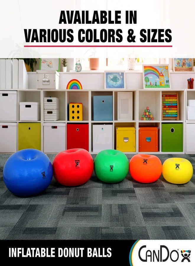 CanDo Donut Exercise, Workout, Core Training, Swiss Stability Ball for Yoga, Pilates and Balance Training in Gym, Office or Classroom - Image 3