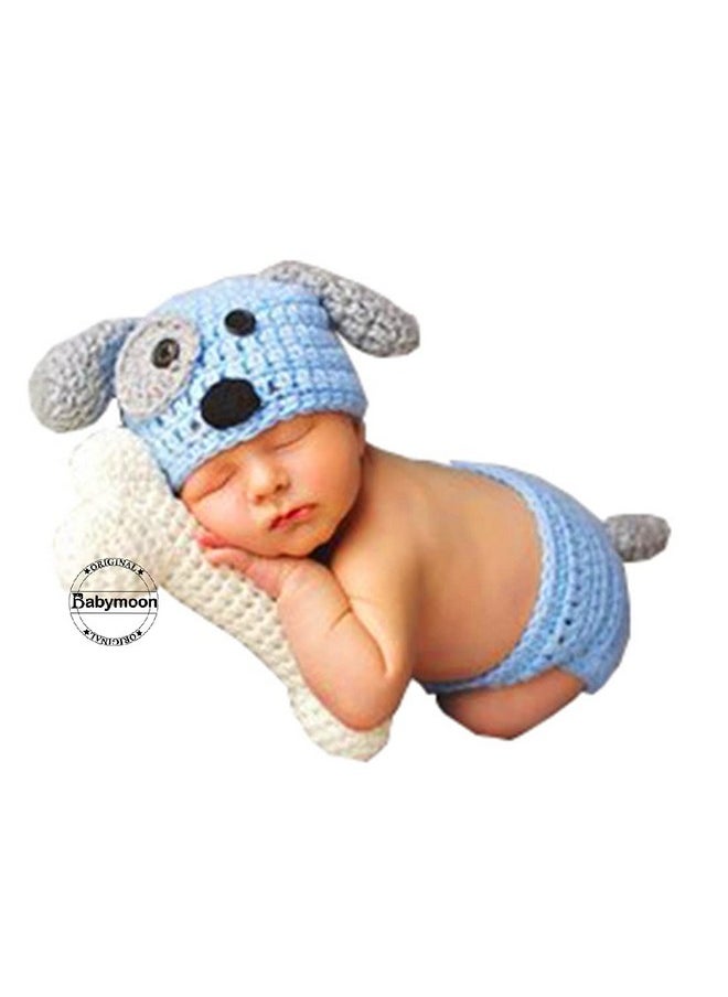 BabyMoon BabyMoon Eco-friendly Soft Knitted Crochet 3 Pc Costume Set, Multicolour  - Image 1