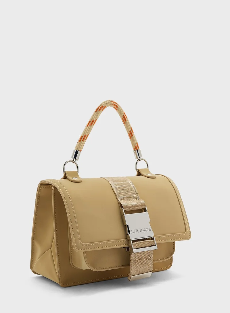 STEVE MADDEN Logo Detailed Flap Over Crossbody