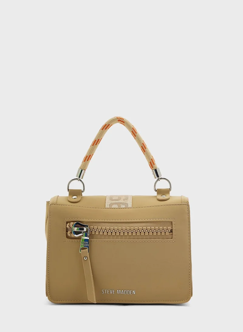 STEVE MADDEN Logo Detailed Flap Over Crossbody