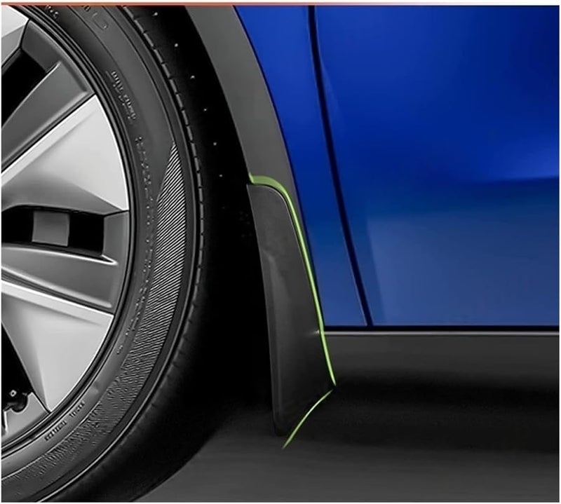 تويوتا إنوفا 2012 مجموعة واقيات الطين الأمامية والخلفية للرفارف، حاجبات الرش، أسود - Image 4