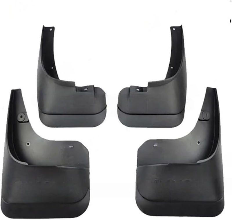 تويوتا إنوفا 2012 مجموعة واقيات الطين الأمامية والخلفية للرفارف، حاجبات الرش، أسود - Image 2