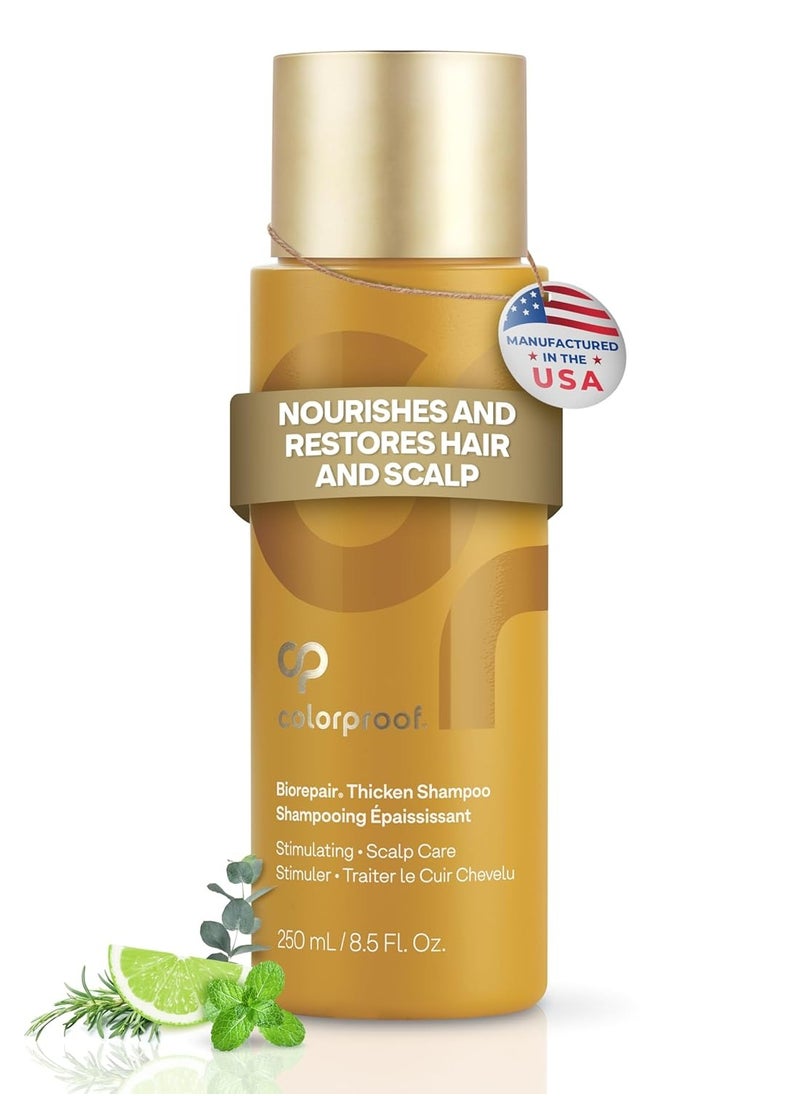 ColorProof ColorProof Biorepair Thicken Shampoo for Color Treated Hair 8.5 Fl. Oz. Thickening Shampoo for Fine Hair w/Fresh Lime, Eucalyptus, Mint Leaf & Rosemary Scent  - Image 1