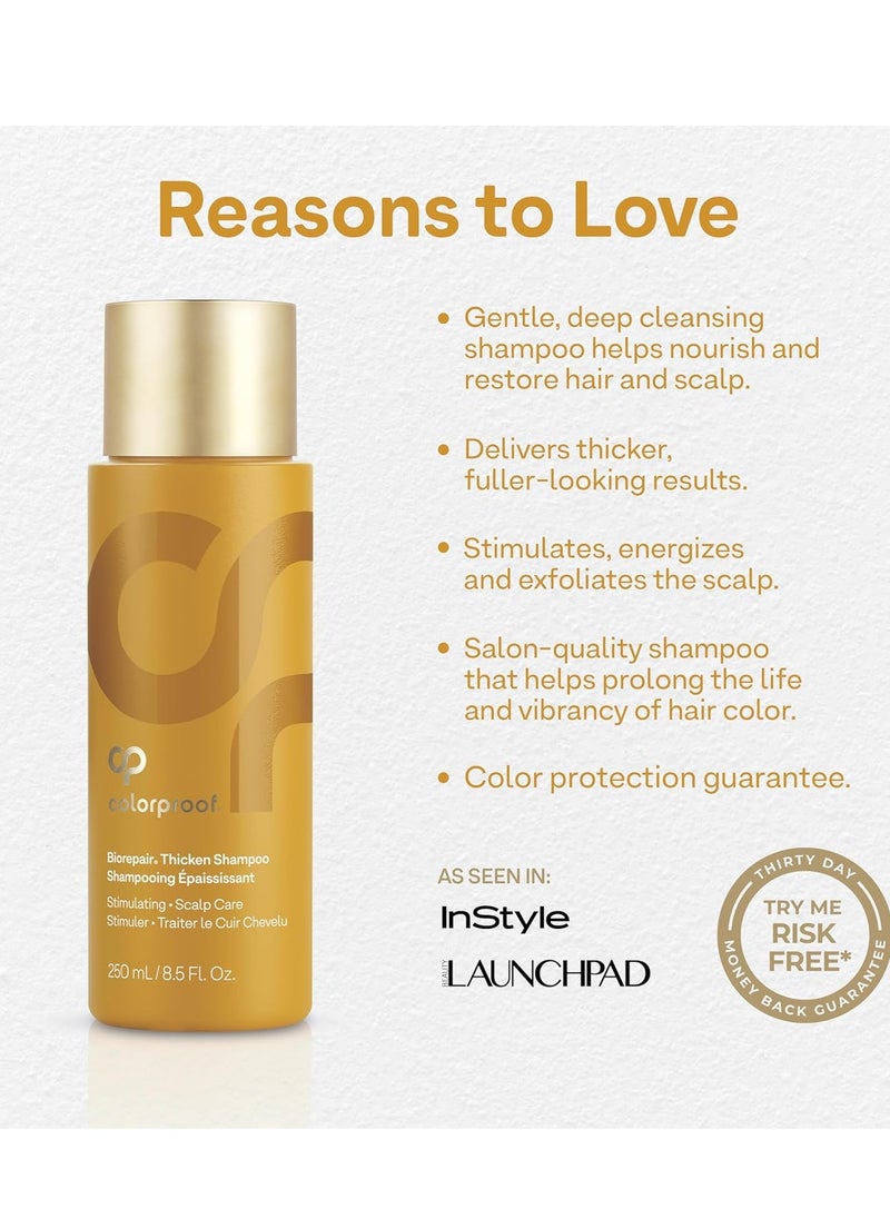 ColorProof ColorProof Biorepair Thicken Shampoo for Color Treated Hair 8.5 Fl. Oz. Thickening Shampoo for Fine Hair w/Fresh Lime, Eucalyptus, Mint Leaf & Rosemary Scent  - Image 2