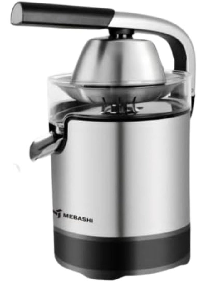 MEBASHI (ME-JC3009) Citrus Juicer, 170W, Stainless Steel Filter, 0.4L Capacity, Black & Silver