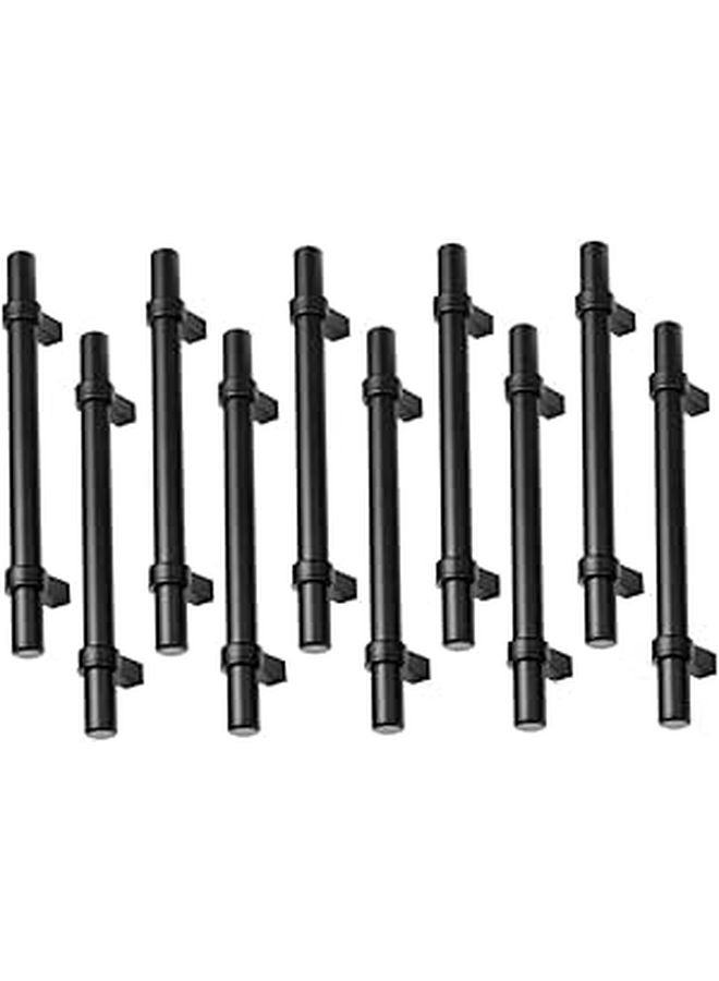 Stainless Steel and Zinc Alloy Cabinet Handles 10 Pack Straight Pulls for Drawers and Doors - Image 1