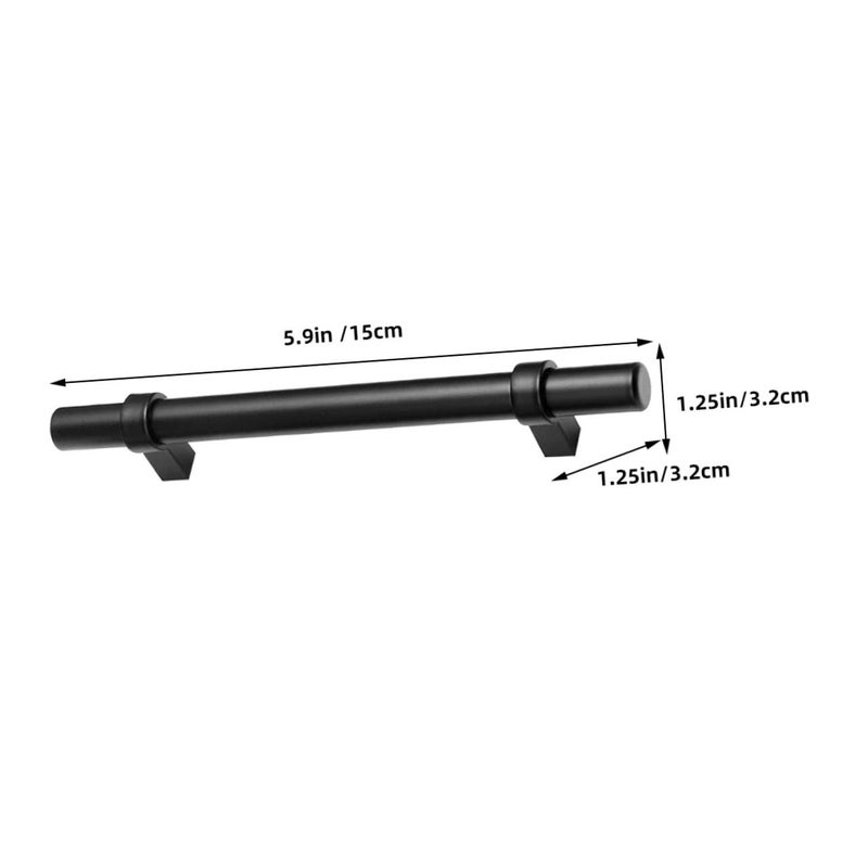 Stainless Steel and Zinc Alloy Cabinet Handles 10 Pack Straight Pulls for Drawers and Doors - Image 3