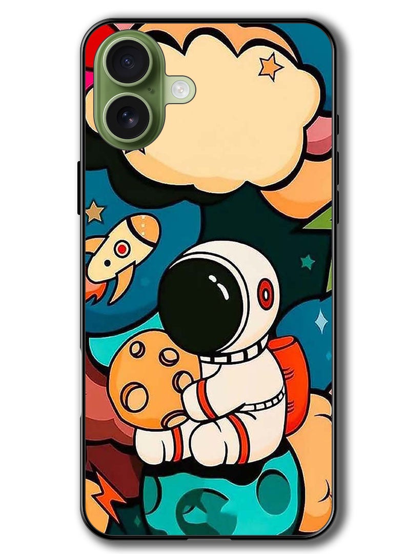 Theodor Case Compatible with Apple iPhone 17 6.3 Inch Protection Shockproof Bumper Cover Astronaut Cheese - Image 1