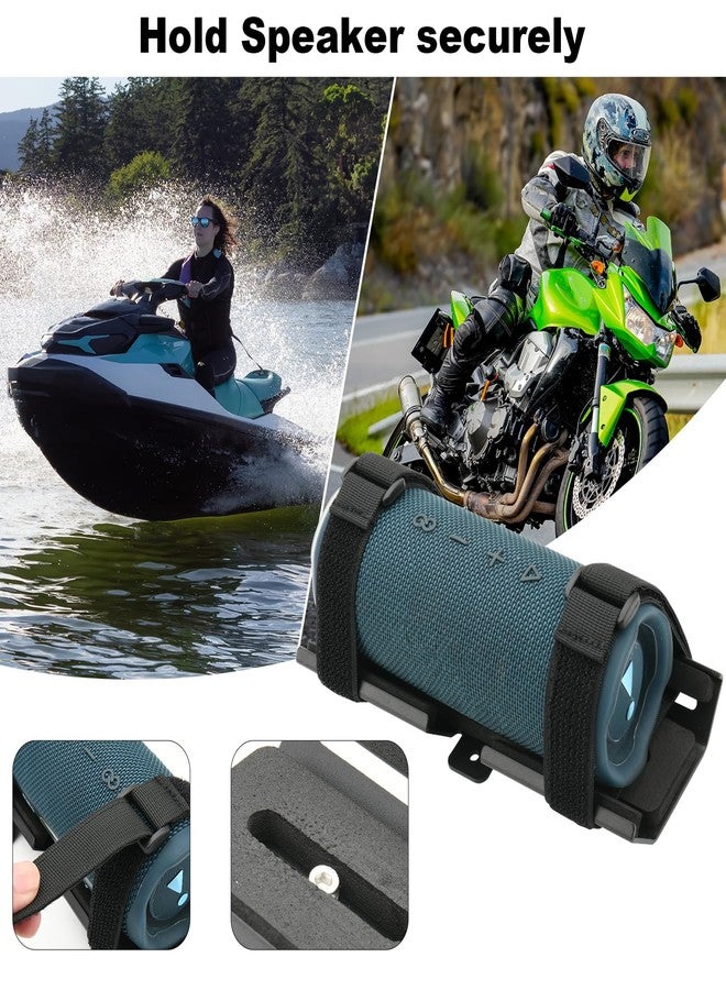 TXEsign Portable Speaker Mount for Jet Ski/Snowmobile/Boat/Motorcycle/Sea-Doo, Speaker Bracket Metal Wall Mount Holder for JBL Charge 4/JBL Charge 5/Flip 5/Flip 6/UE Boom 3/Wingman View Golf - Image 5