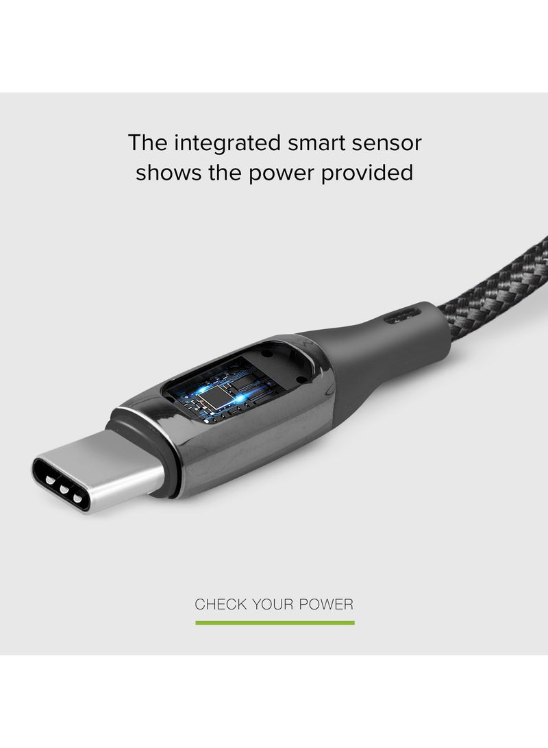 SBS كابل USB-C إلى USB-C لنقل البيانات والشحن مع عرض متوافق مع آبل وسامسونغ وهواوي وشياومي وإل جي وغيرها - Image 5