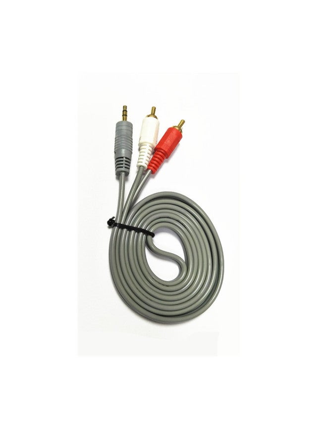 Audio Line Aux One And Two 3.5mm To Double Lotus Rca Mobile Phone Computer Connection Power Amplifier Speaker Line Wholesale-Color:Saikang 1.5m One-to-two Lotus Line  - Image 3