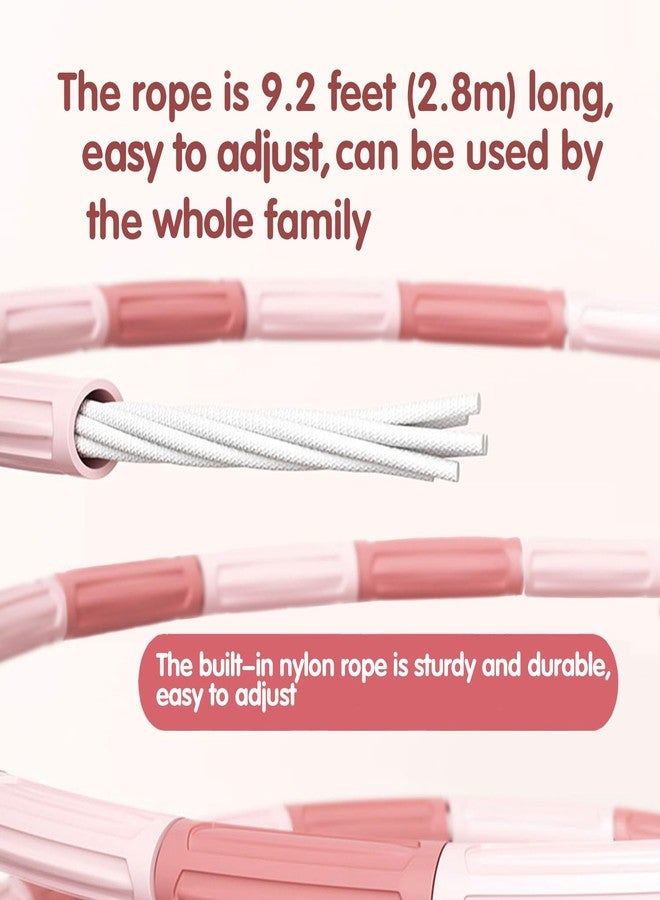 Redify Beaded Jump Rope for Kids,Tangle-Free Segmented Kids Jump Rope with Soft Anti-slip Handles,Adjustable Jumping Rope for Women - Image 3