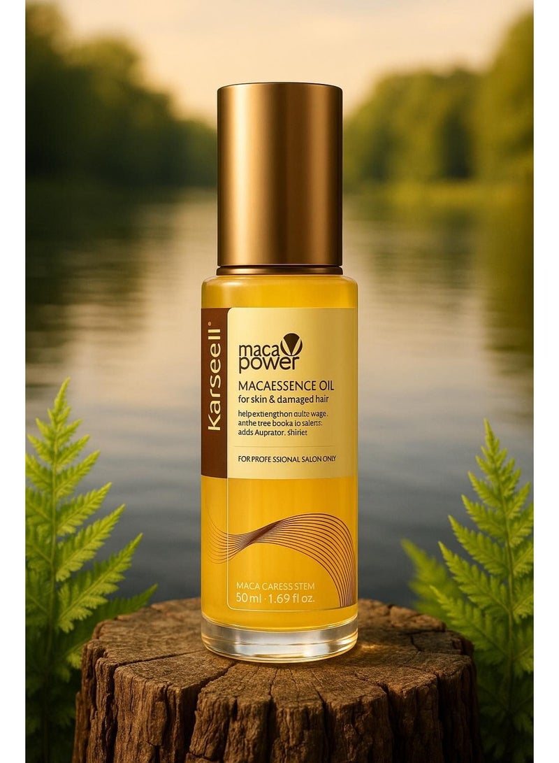 كارسيل زيت الشعر ماكا باور ايسنس للجسم والشعر التالف من كارسيل، 50 مل - Image 4
