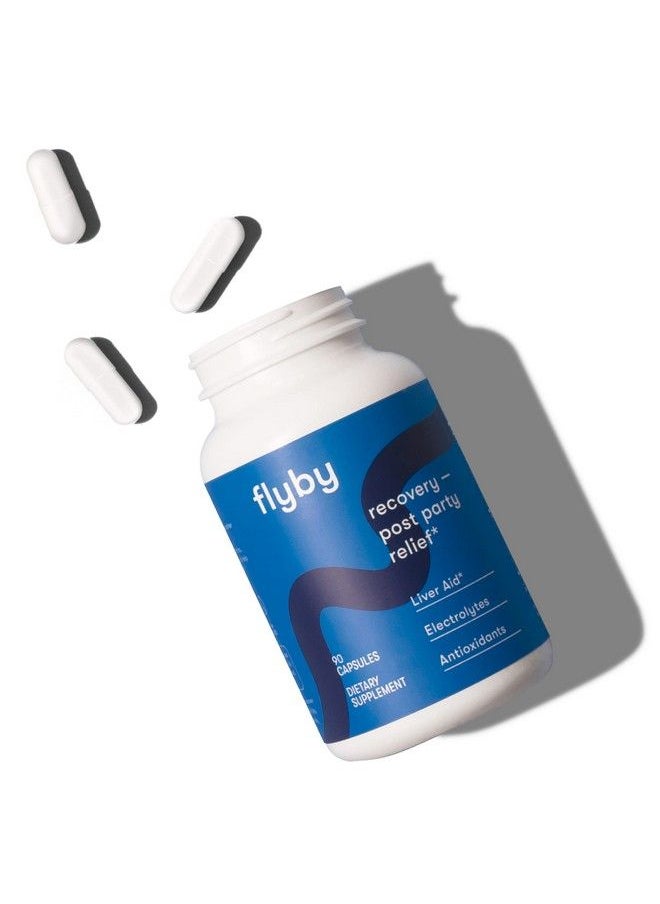 FLYBY - Recovery [ Hangover Relief ] Hangover Pill; Hangover Kit; Dhm Hangover Pills; Travel Ready Wedding Kit For Hangover Remedy & Drinkade Prevention For Party Anti Hangover Drinking Cheers! - Image 1