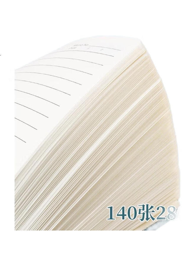 Shen Shi Shen Shen A6 دفتر على الطراز الصيني مع 140 ورقة/280 صفحة، زر زهرة النافذة، دفتر يوميات جمالي دفتر تدريبي دفتر تسجيل، قابل للتخصيص، 40-97 رمادي، 1 قطعة - Image 3