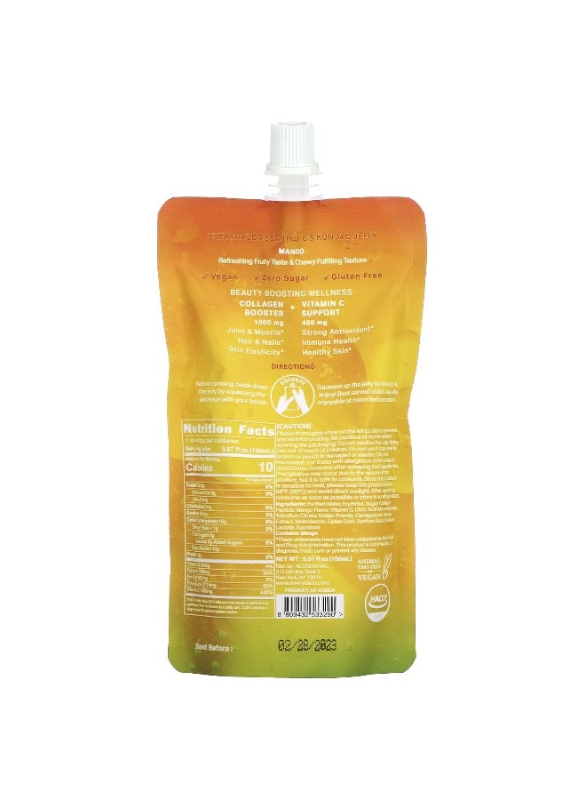 Everydaze, Essential C's Konjac Jelly, Mango, 5.07 fl oz (150 ml) - Image 2