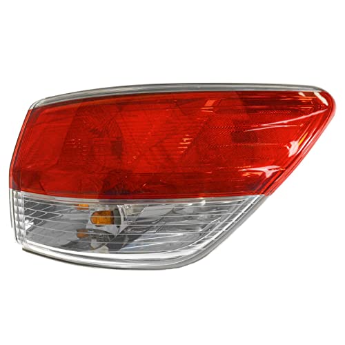 TRQ Passenger Side Outer Tail Light Assembly Compatible with 2013-2016 Nissan Pathfinder NI2805101 - Image 2