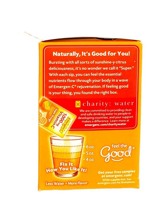 Emergen-C, Super Orange, 30 pkt, Pack of 2 - Image 3