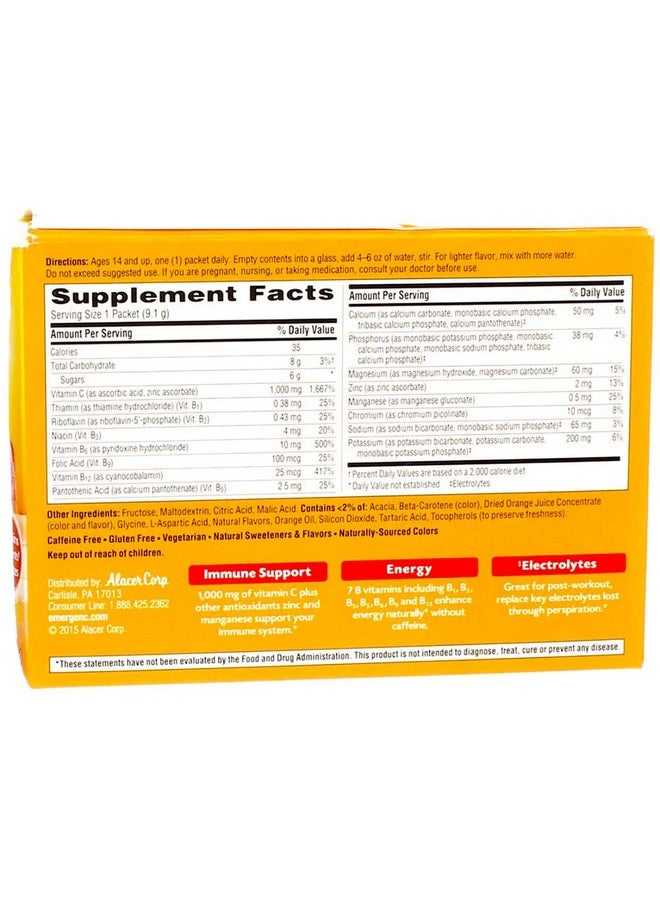 Emergen-C, Super Orange, 30 pkt, Pack of 2 - Image 4