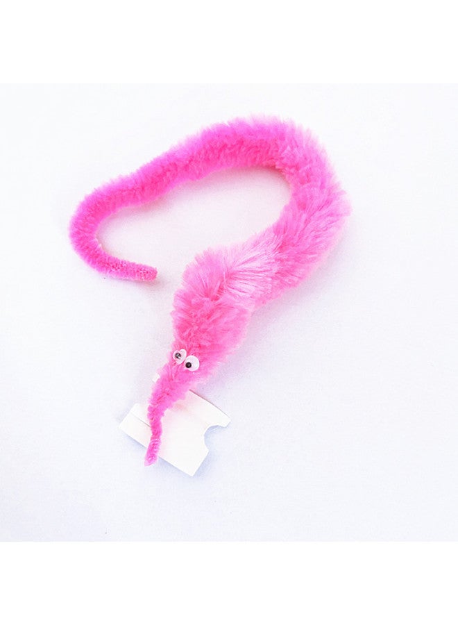 Funny Cat Worm Elf Seahorse Magic Caterpillar Magic Toy Close-up Toy Simple Outfit In Stock-Color:Bright Pink - Image 2