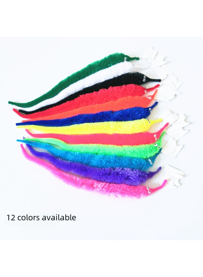 Funny Cat Worm Elf Seahorse Magic Caterpillar Magic Toy Close-up Toy Simple Outfit In Stock-Color:Bright Pink - Image 1