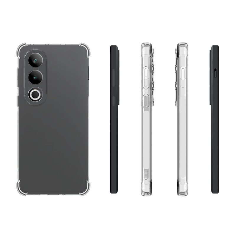 HuHa Case Cover For OnePlus Ace 3V Shockproof Non-slip Thickening TPU Phone Case(Transparent) - Image 2