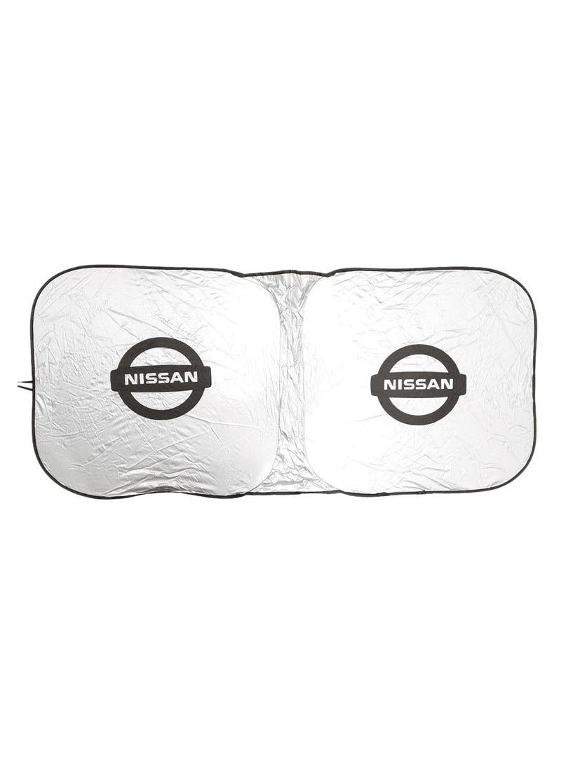 Nissan Nissan Car Protection Combo 2Pcs Universal Seat Covers & Premium Windshield Sunshade for Complete Interior Care  - Image 3