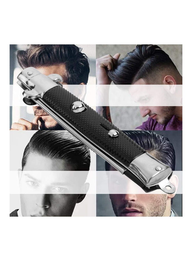 NIBEMINENT Spring Pocket Oil Hair Comb Black - Image 2