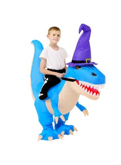 Max Fun Dinosaur Costume Kids Inflatable Dinosaur Halloween Costume For Boys Girls Funny Blow Up Costume For Halloween Party Cosplay  - Image 1