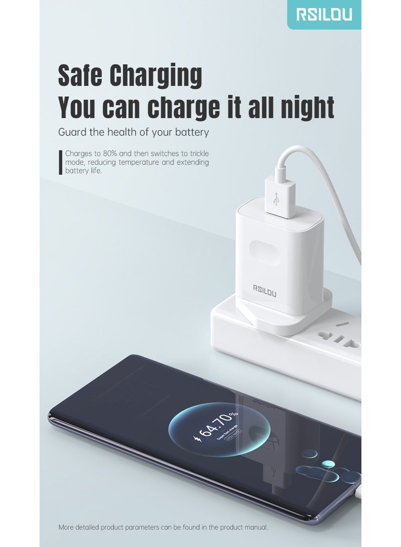 rsilou RSILOU - 20W  USB-A fast charging mobile wall charger (Cable not included) - Image 3