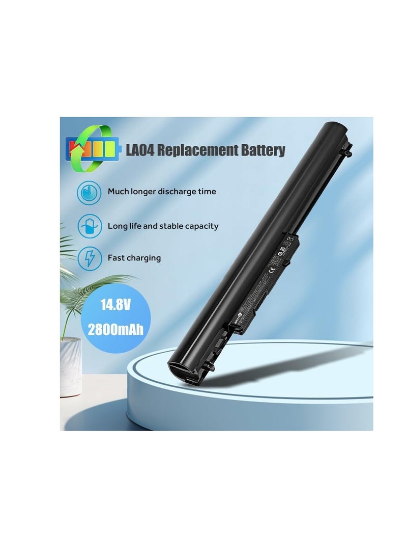 Terabyte بطارية لابتوب بديلة LA04 لجهاز HP Pavilion 14 15 نوت بوك 15-F272WM 15-F233WM 15-f271WN 15-F211WM 15-F010DX 248 G1 752237-001 728460-001 HSTNN-UB5M LA03DF عالية الأداء - Image 2
