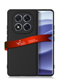 Wtech Xiaomi Redmi Note 14 Pro 5G 2024 Premium Soft Liquid Silicone Case Cover - Black  - Image 1