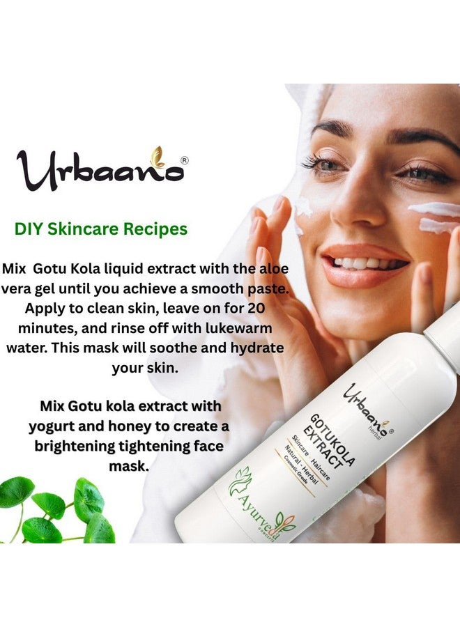 Urbaano herbal Gotukola Liquid Extract Natural Ingredient for making DIY Skin & Hair Care Products Soap, Serum, Toner, Lotion -100ml - Image 5
