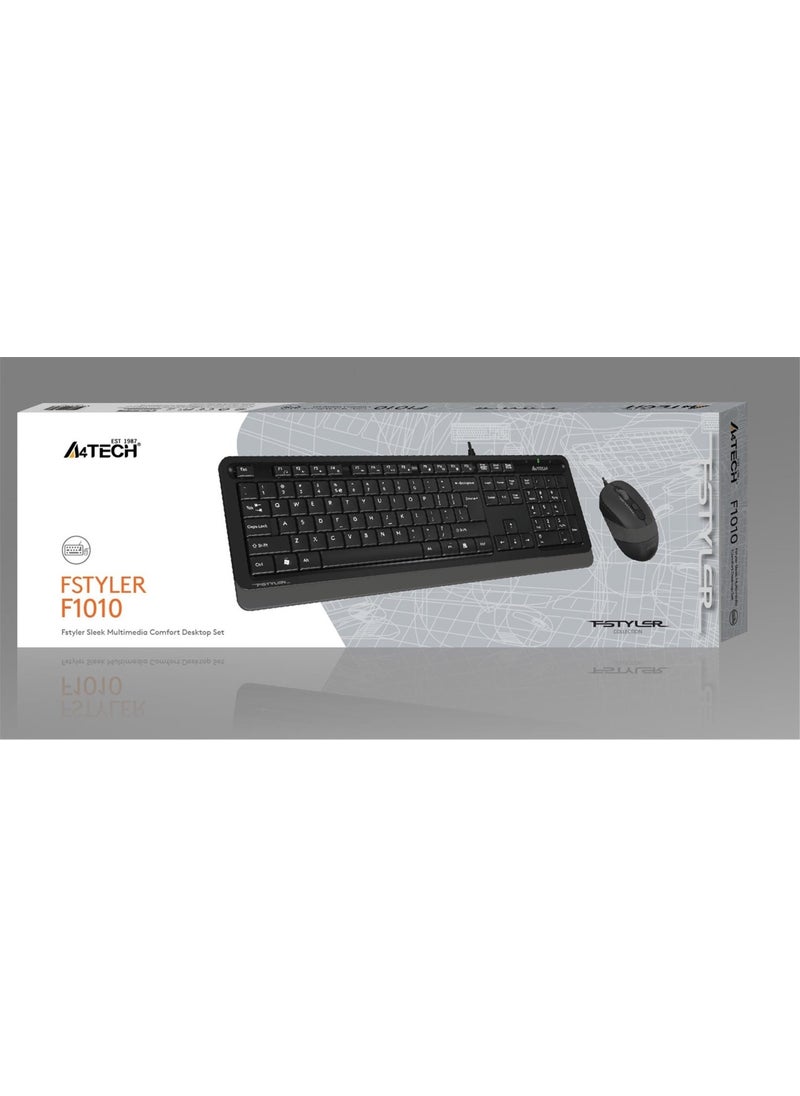 A4TECH A4 Tech F1010 Q USB Gray Fn-Mm Klv+Optical Mouse 