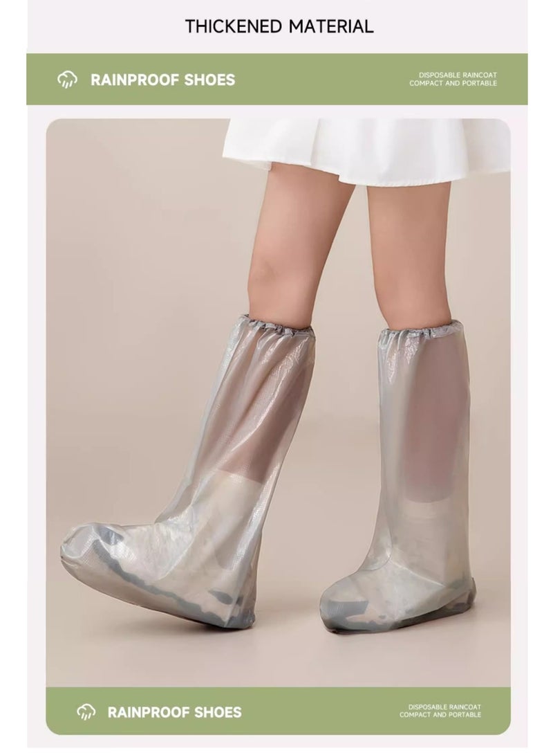 Thick and long disposable shoes cover,prevent your shoes from the raining weather. - Image 2