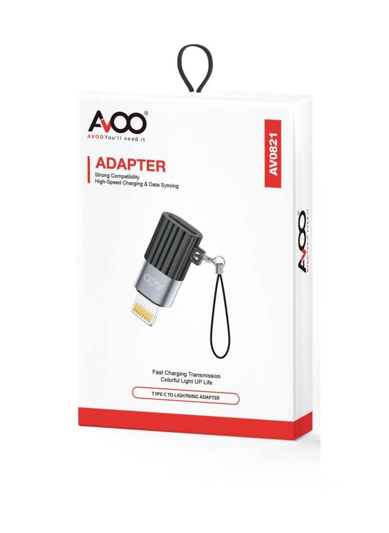 AVOO - TYPE-C TO LIGHTNING ADAPTER ( NO PD FAST CHARGE) - Image 1