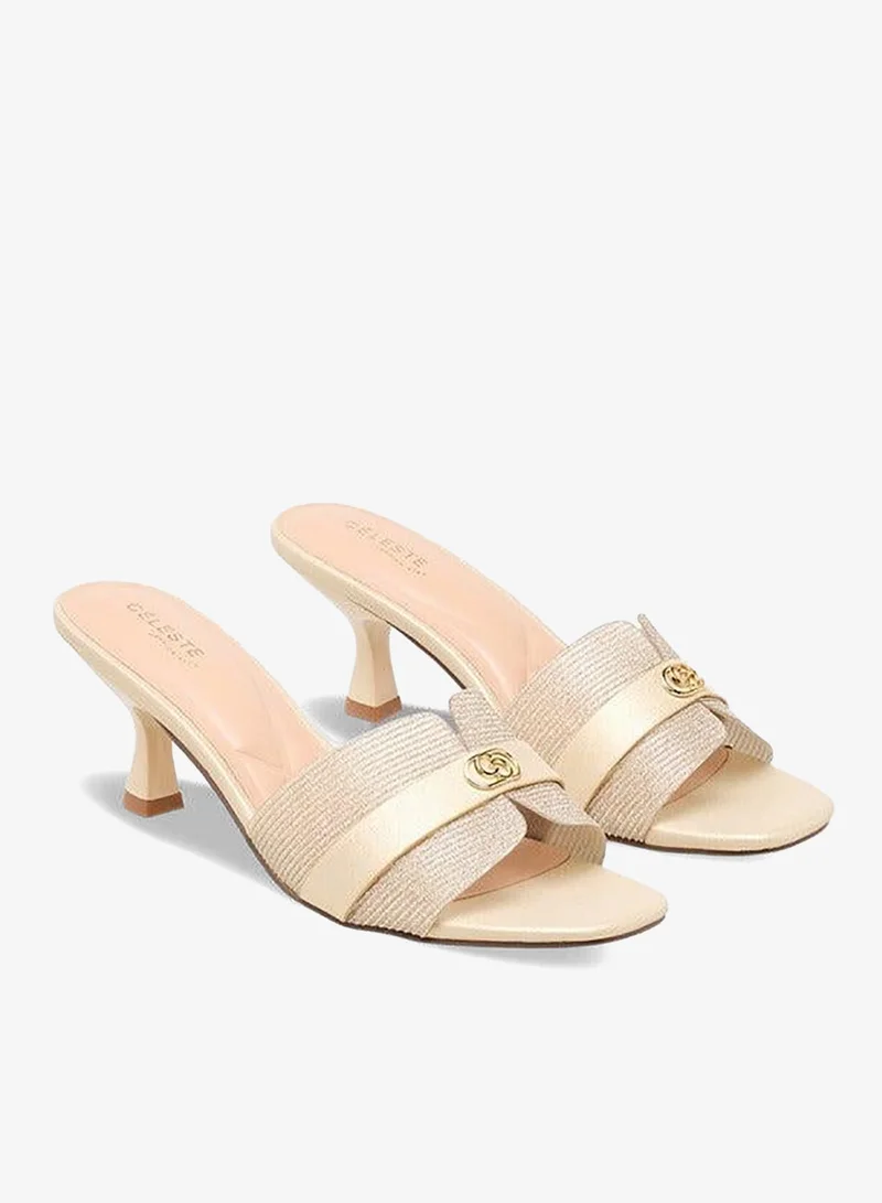 Celeste Women Kitten Heel Sandals Ramadan Collection