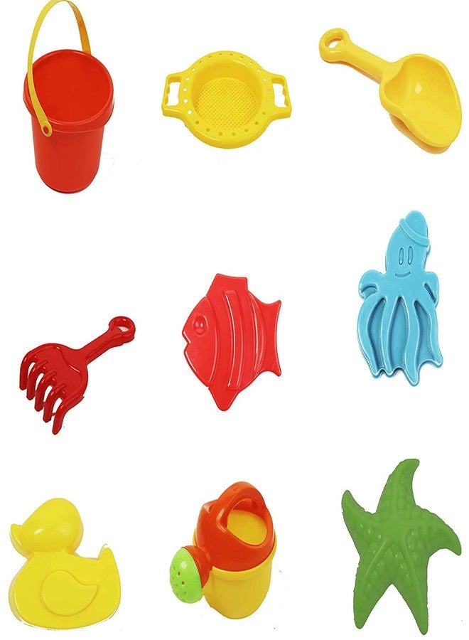 Shivaaro Gardening and Beach Play Set | Sand Play Set for Kids | 9-Piece Beach Toy Collection in Vibrant Multi-Color - Image 3