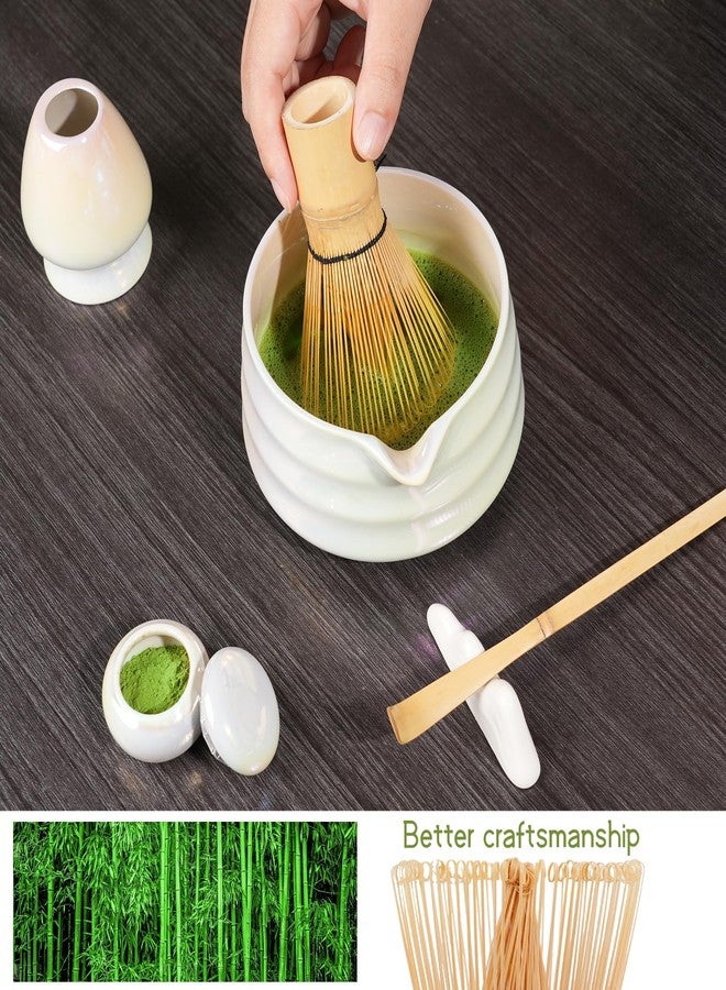 Visivessel 8Pcs Matcha Whisk Set, Iridescence Matcha Making Tools Accessories Kit with Bamboo Matcha Whisk,Bowl,Spoon,Sifter and Holder, Gifts for Matcha Lovers on Christmas, Birthday, Teacher's Day - Image 5