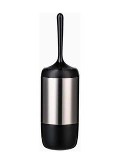 Primanova Premium acrylic bathroom toilet brush and holder, toilet brush with stainless steel long handle 20 x 15 x 10 cm black  - Image 1
