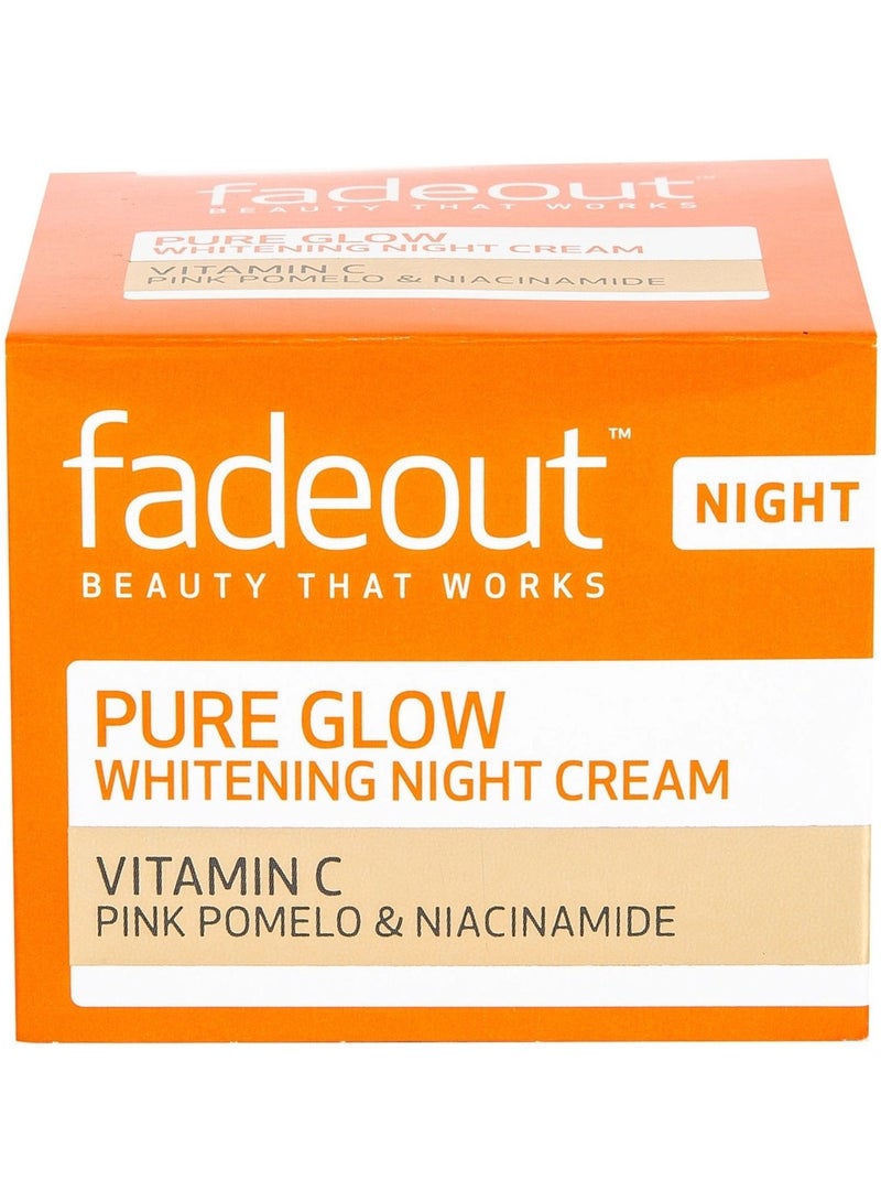 Fadeout Pure Glow Whitening Night Cream With Vitamin C 50 ml - Image 1