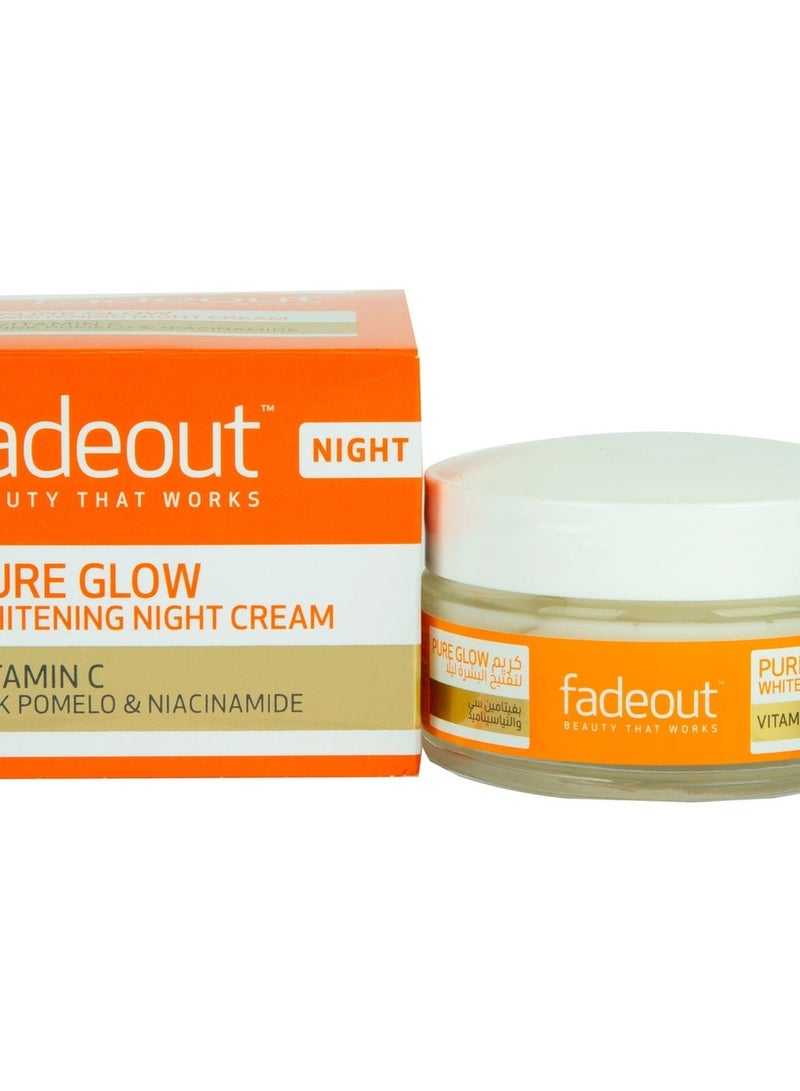 Fadeout Pure Glow Whitening Night Cream With Vitamin C 50 ml - Image 2