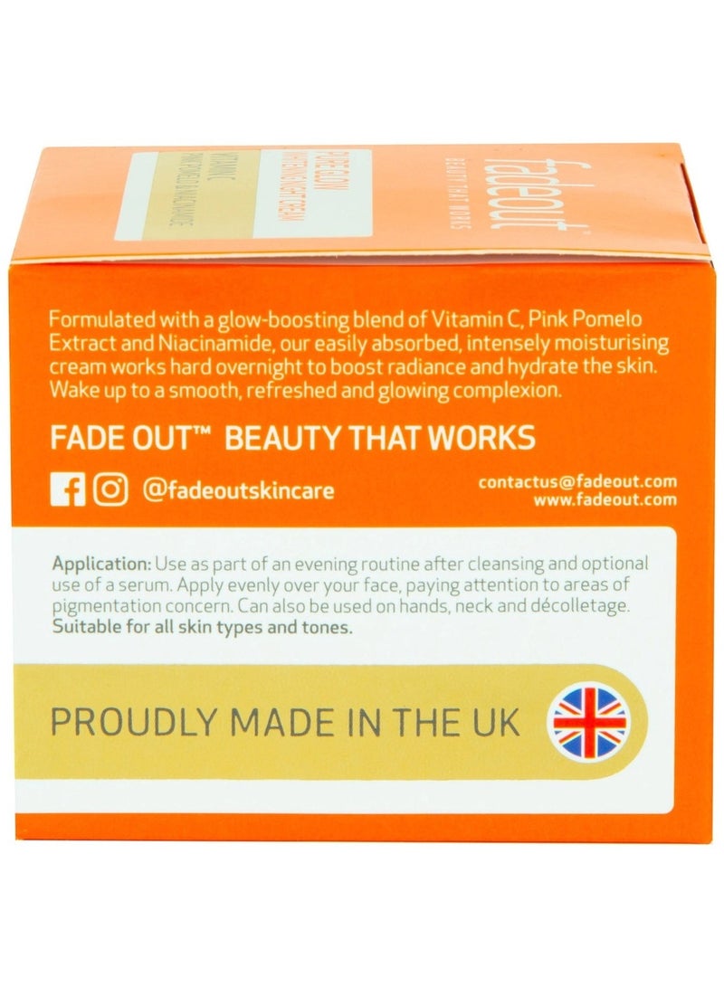 Fadeout Pure Glow Whitening Night Cream With Vitamin C 50 ml - Image 3