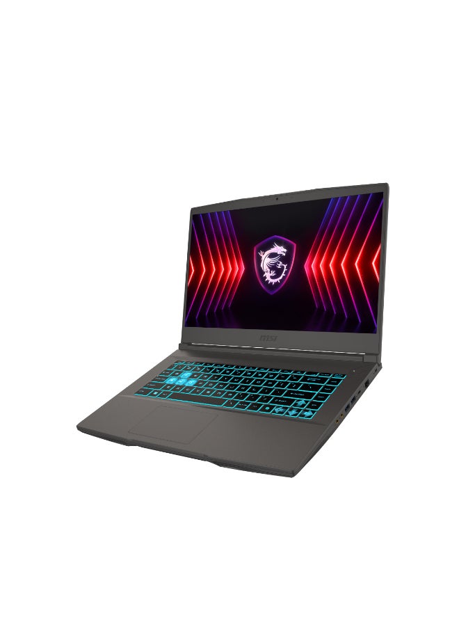 MSI Thin 15 Gaming Laptop With 15.6-Inch Display,Core i5-12450H Processor/8GB RAM/512GB SSD/4GB Nvidia GeForce RTX 2050 Graphics/Windows 11 English/Arabic Black  - Image 2