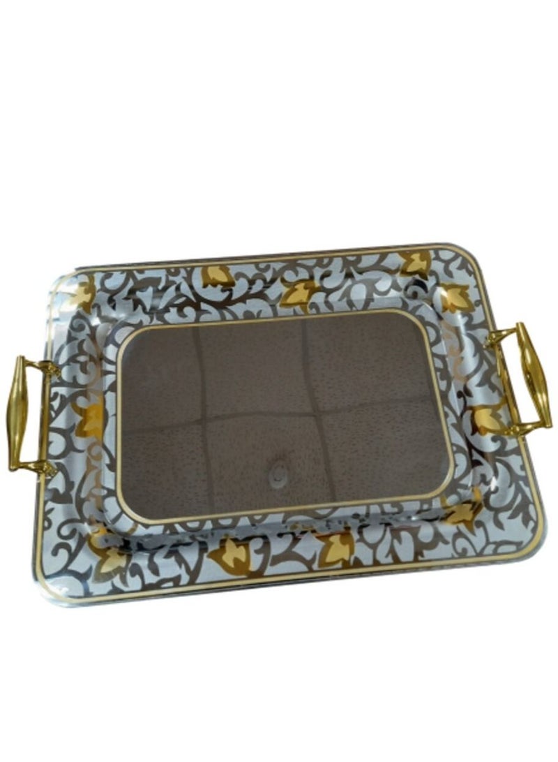 Jazz Stainless steel tray set 3 pieces - Image 1