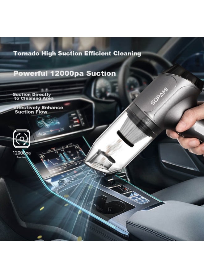 SOPAMI Suopami Cordless Handheld Brushless Car And Desktop Vacuum Cleaner, Portable High-power Strong Suction For Home Use, Tiktok Popular Model - Image 2