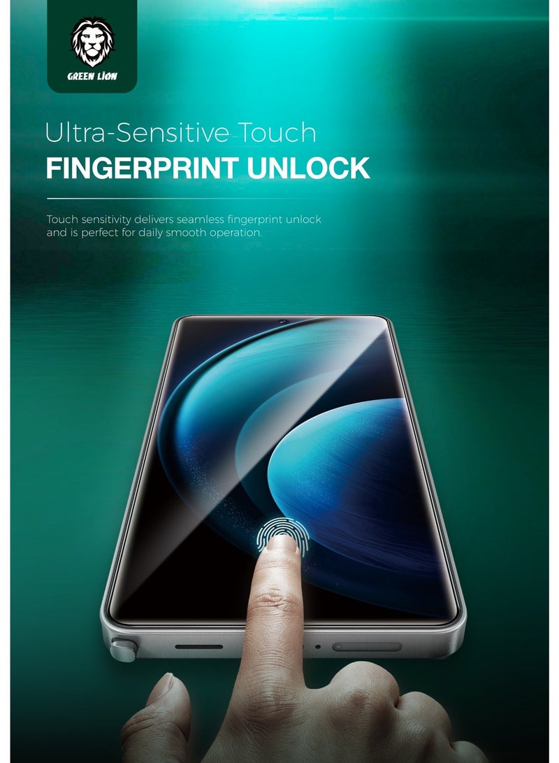 جرين ليون واقي شاشة جالكسي S26 الترا، وضوح عالي دقيق، مقاوم للخدش، تغطية كاملة، تصميم مقاوم للصدمات - Image 4