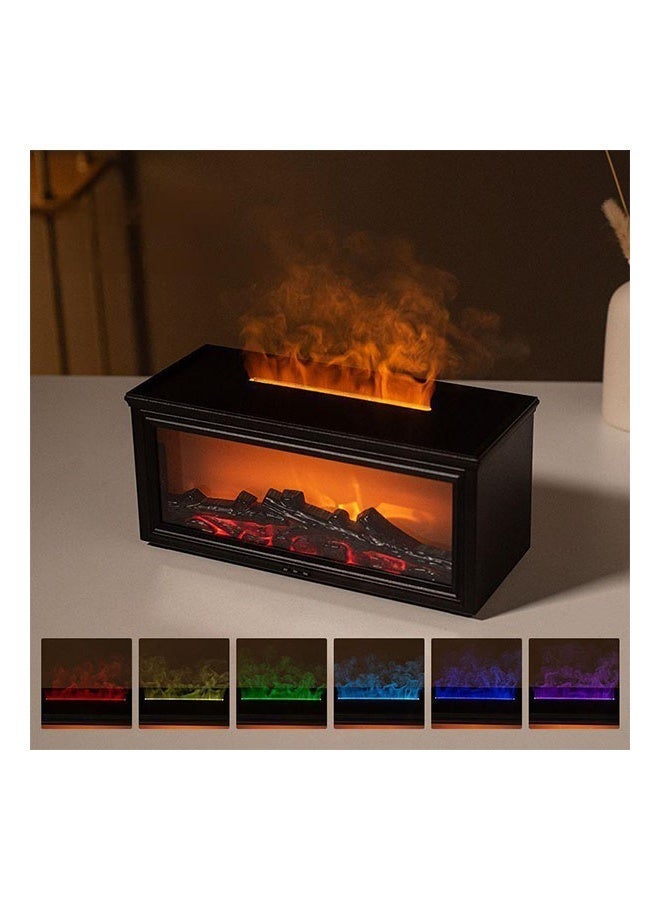 Fireplace Humidifier Aroma Diffuser, Water Mist Noiseless Humidifier, Electronic Aroma Diffuser, Essential Oil Diffuser with LED Light and Remote Control, Cool Mist Aromatherapy Diffuser, Perfect For Bedroom Living Room Home Office - Image 4